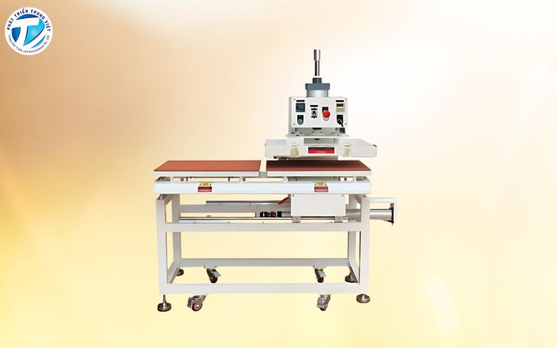 Máy ép nhiệt tự động là thiết bị in ấn ứng dụng công nghệ nhiệt và áp lực